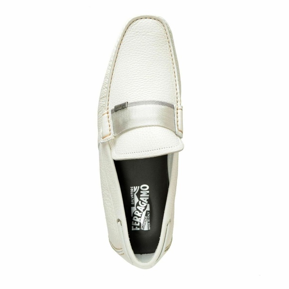 Salvatore Ferragamo Leather Driving Moccasin Shoes main image 5